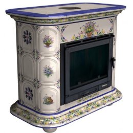 Каминная облицовка КимрПечь Прованс центральная Луг